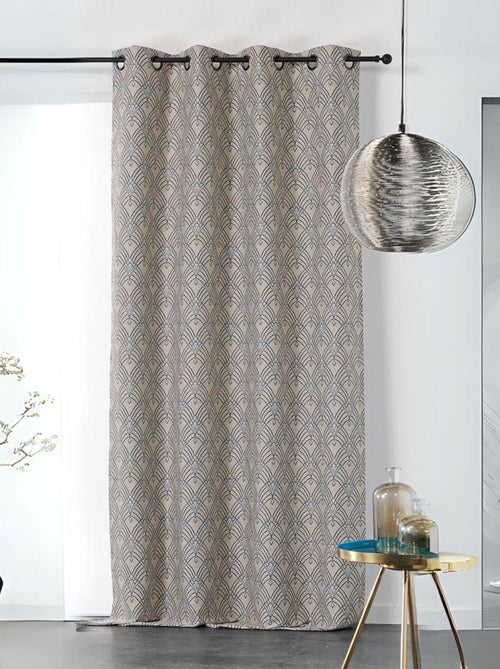 Cortina estampada arte decorativo - Kiabi