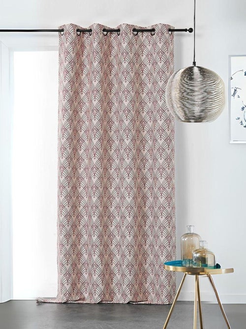 Cortina estampada arte decorativo - Kiabi