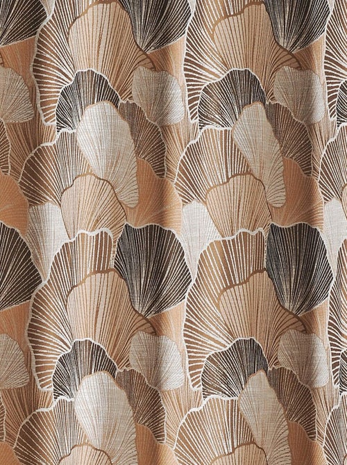 Cortina estampada de pétalos de flores - Kiabi