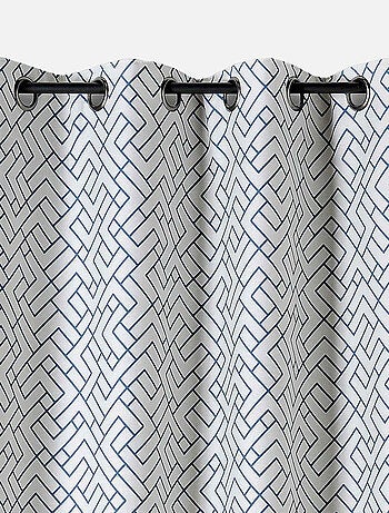 Cortina estampada, gruesa y aislante