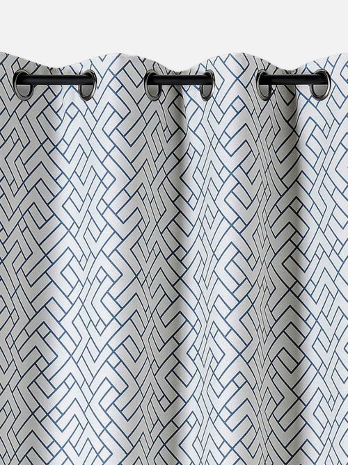 Cortina estampada, gruesa y aislante - Kiabi