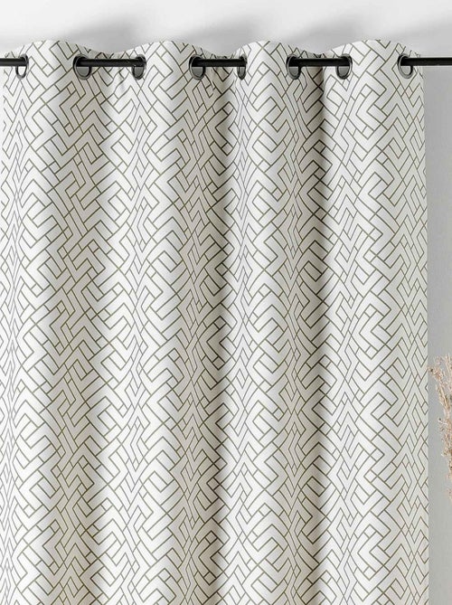 Cortina estampada, gruesa y aislante - Kiabi