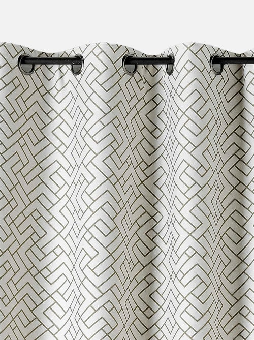 Cortina estampada, gruesa y aislante - Kiabi