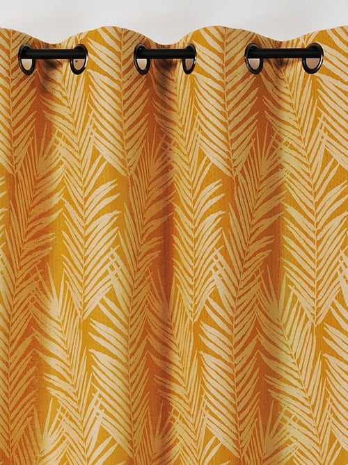 Cortina estampada hoja de palmera - Kiabi