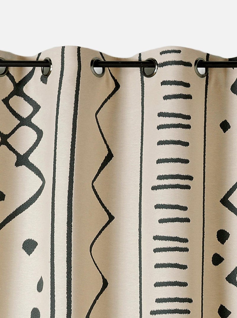 Cortina étnica Negro - Kiabi
