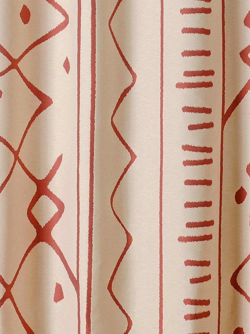 Cortina étnica Terracota - Kiabi