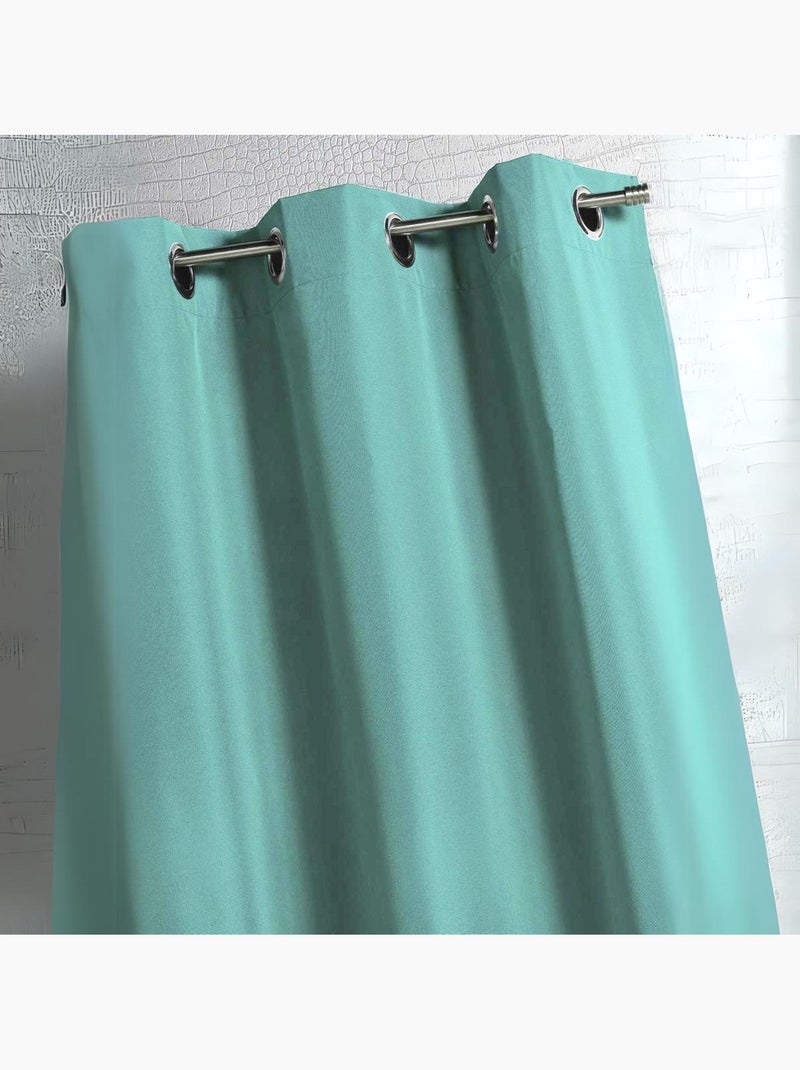 Cortina exterior de tejido hidrófugo Verde menta - Kiabi