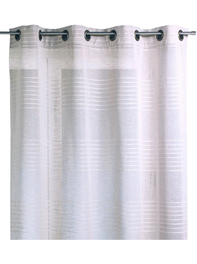 Cortina Fantasía Rayada Beige - Kiabi