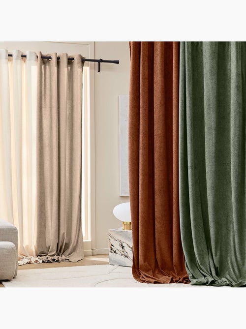 Cortina filtrante con ojales – bucle lisa winony - Kiabi Cortina filtrante con ojales – bucle lisa winony - Kiabi