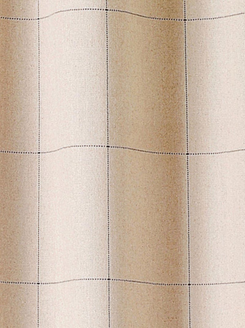 Cortina grande de cuadros para muebles Beige - Kiabi