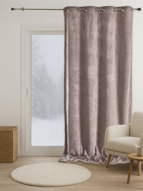 Cortina gruesa de imitación de piel polar - Kiabi