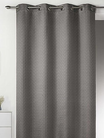 Cortina gruesa en Jacquard Lisa con Relieves