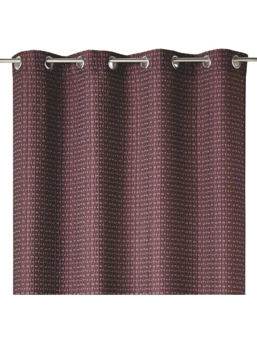 Cortina gruesa en Jacquard Lisa con Relieves - Kiabi