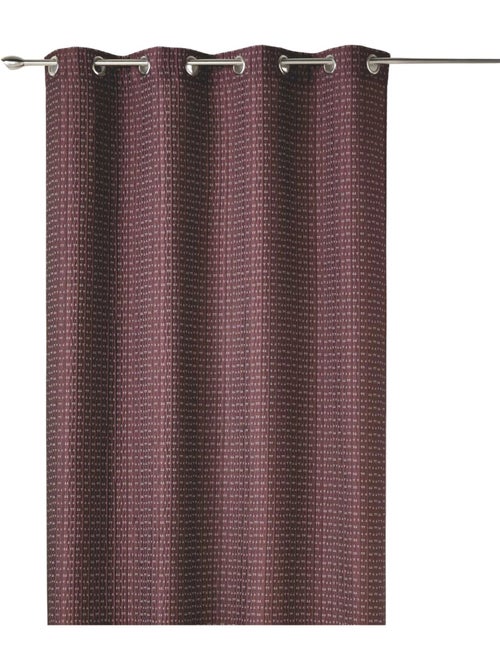 Cortina gruesa en Jacquard Lisa con Relieves - Kiabi