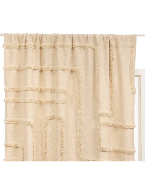Cortina hawki 130 x 260 cm, blanca - Kiabi Cortina hawki 130 x 260 cm, blanca - Kiabi