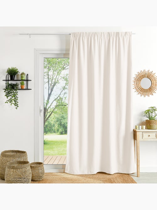 Cortina ignífuga M1 con fruncidos - Kiabi