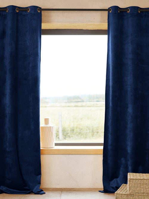 Cortina ignífuga M1 de terciopelo de alta calidad - Kiabi