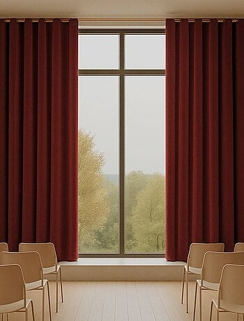 Cortina ignífuga M1 de terciopelo de alta calidad