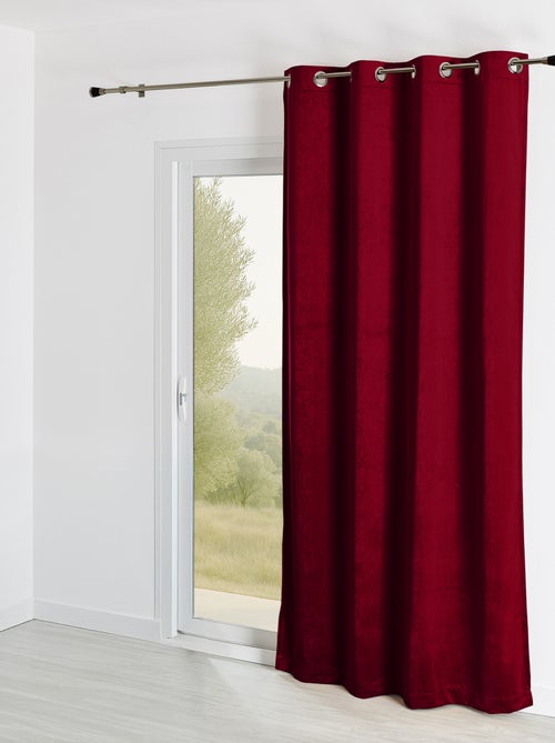 Cortina ignífuga M1 de terciopelo de alta calidad - Kiabi