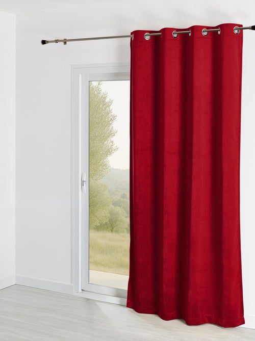 Cortina ignífuga M1 de terciopelo de alta calidad - Kiabi