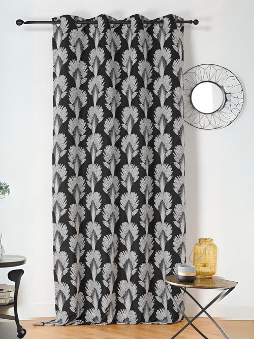 Cortina impresa en hilos reciclados - Kiabi