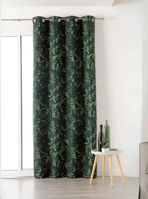 Cortina impresión “follaje intenso” - Kiabi