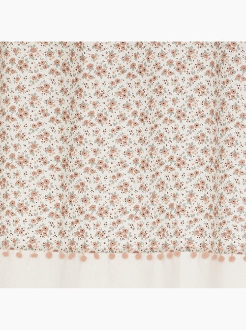 Cortina infantil blanca con flores 140x260cm - Kiabi Cortina infantil blanca con flores 140x260cm - Kiabi