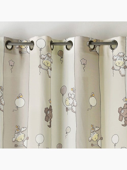 Cortina infantil con estampado de ovejas - Kiabi