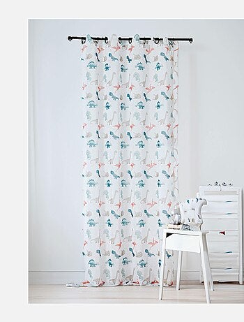 Cortina infantil de dinosaurios