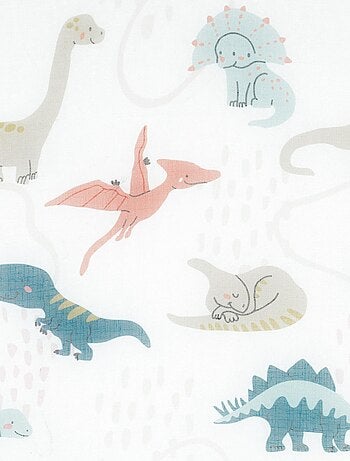 Cortina infantil de dinosaurios