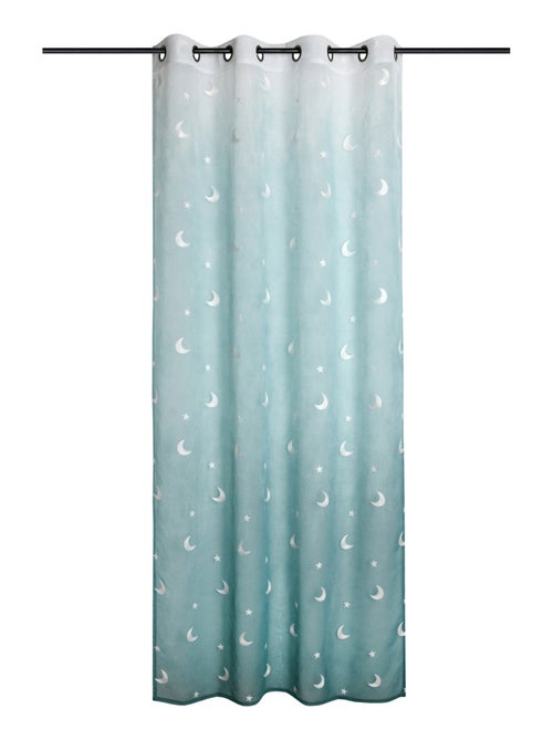 Cortina infantil de gasa bordada con estrellas y lunas - Kiabi Cortina infantil de gasa bordada con estrellas y lunas - Kiabi