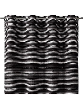 Cortina jacquard aislante con rayas finas