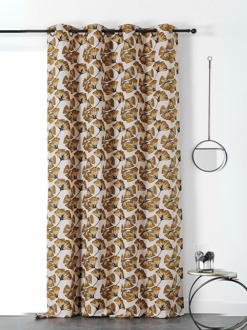 Cortina Jacquard Biloba - Kiabi