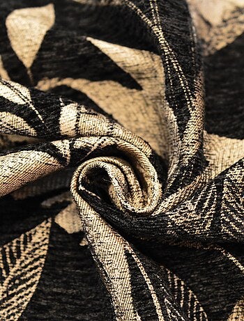 Cortina Jacquard con Motivo de Jungla