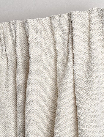 Cortina jacquard de tejido bouclé