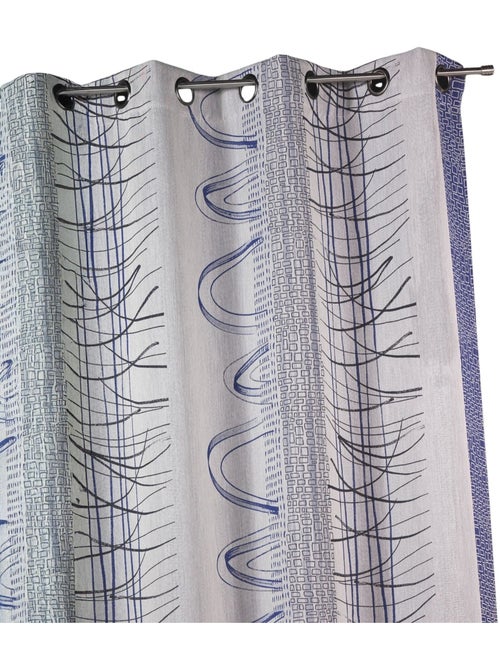 Cortina jacquard estampado gráfico - Kiabi Cortina jacquard estampado gráfico - Kiabi