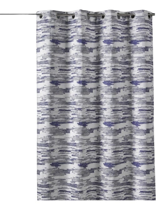 Cortina jacquard estampado militar - Kiabi