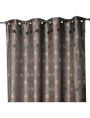 Cortina jacquard lunares
