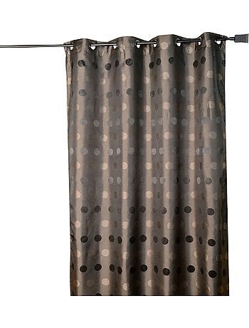 Cortina jacquard lunares