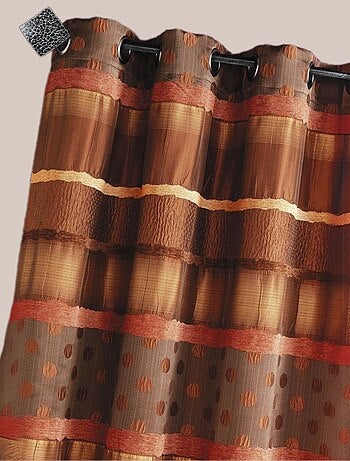 Cortina Jacquard Lunares y Rayas