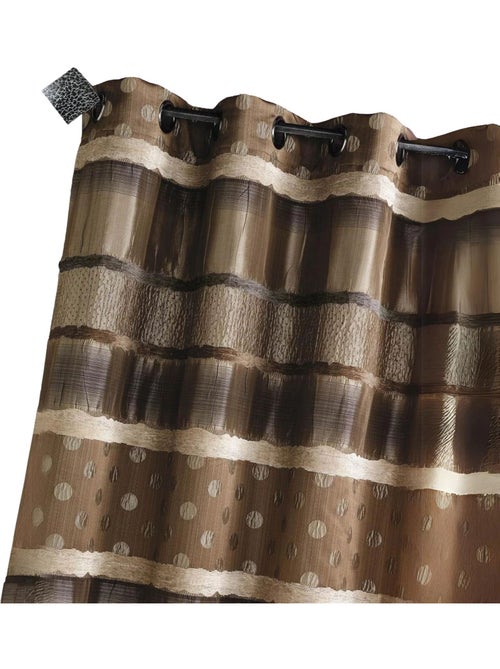 Cortina Jacquard Lunares y Rayas - Kiabi