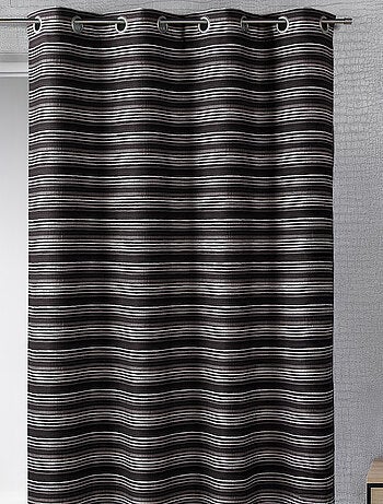 Cortina jacquard rayas finas