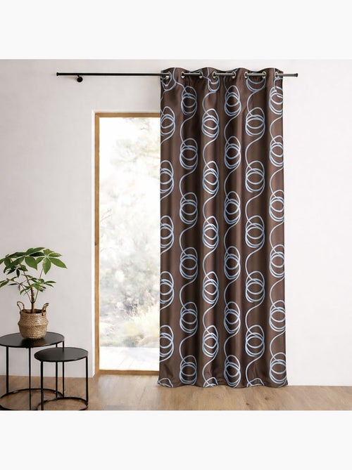 Cortina Jacquard 'Remolinos' - Kiabi