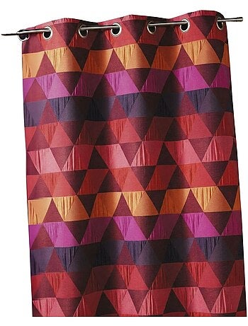 Cortina jacquard triangular