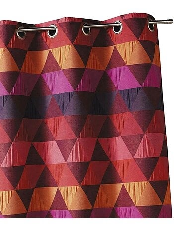 Cortina jacquard triangular