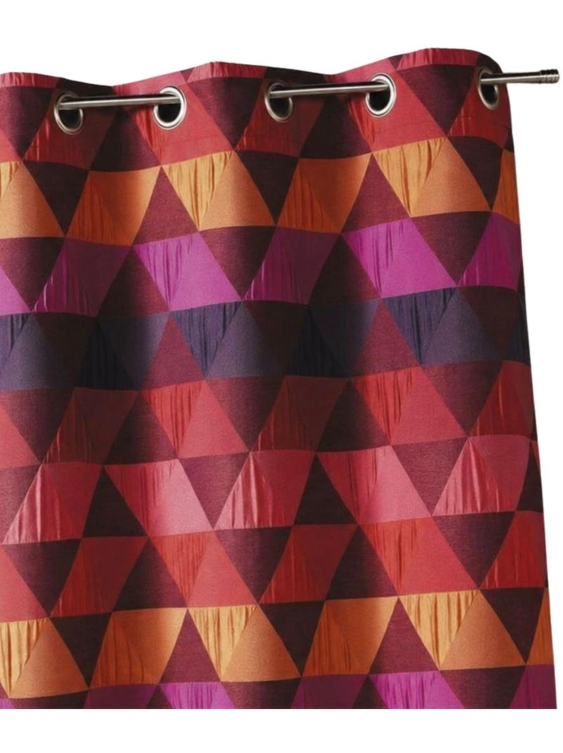 Cortina jacquard triangular Burdeos - Kiabi