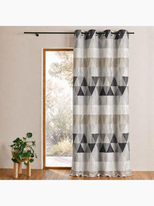 Cortina jacquard triangular - Kiabi Cortina jacquard triangular - Kiabi