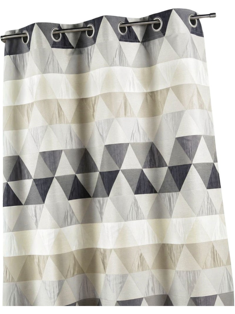 Cortina jacquard triangular Gris claro - Kiabi