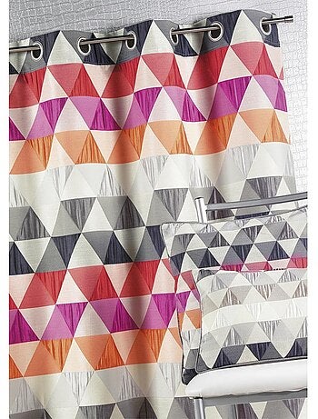 Cortina jacquard triangular