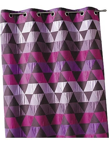 Cortina jacquard triangular